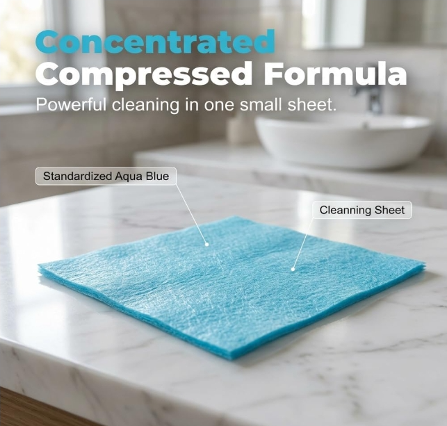 QuickShineSheets™Cleaning Tablets